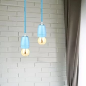 Porcelan Lamp Pendant Blue