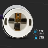 Chrome Metal Cup Pendant Light Purple