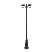 Pole Lamp 2XE27 2280mm IP44 Black