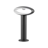 9W LED Bollard Lamp Dark Grey Aluminium 30CM 4000K IP54