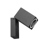 Wall Fitting GU10  Adjustable Head Aluminum 1 Way IP44