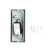 V-TAC kültéri, kerek, fehér fali lámpa, 2xGU10 foglalattal - SKU 7542