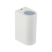 Wall Sleek Wall Fitting  Round White Body 2Way IP44