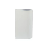 Wall Sleek Wall Fitting  Round White Body 2Way IP44