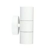 GU10 Wall Fitting Stainless Steel Body Matt White IP44 2Way