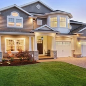 Ceiling Garden Lamp Matt Black