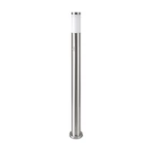 E27 Bollard Lamp 110CM With PIR Sensor Stainless Steel Satin Nickel IP44