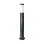 E27 Bollard Lamp 80CM With PIR Sensor Stainless Steel Grey IP44