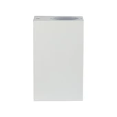 Wall Sleek Wall Fitting  Square White Body  2Way IP44