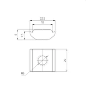 V-TAC L tartó szett szolár rendszerekhez - SKU 11583