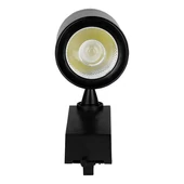 V-TAC LED 10°-os sínes spotlámpa, mozgatható fejjel, 35W meleg fehér - SKU 211285