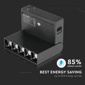 V-TAC LED dönthető spotlámpa mágneses sínhez 10W CRI>90 UGR<19 meleg fehér - SKU 7962