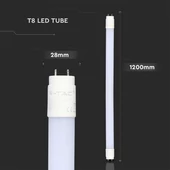V-TAC EVO LED fénycső 120cm T8 12W természetes fehér 160 Lm/W - SKU 216478