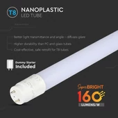 V-TAC EVO LED fénycső 150cm T8 15W természetes fehér 160 Lm/W - SKU 216481