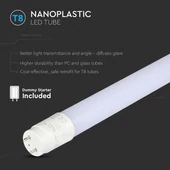 V-TAC LED fénycső 150cm T8 20W hideg fehér, 105 Lm/W - SKU 216310