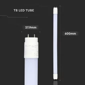 V-TAC EVO LED fénycső 60cm T8 7W természetes fehér 160 Lm/W - SKU 6475