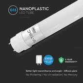 LED Tube SAMSUNG CHIP  - 120cm 18W G13 Nano Plastic 6400K