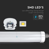 V-TAC LED lámpa 120cm 36W IP65 természetes fehér - SKU 6285