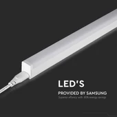 V-TAC LED lámpa 115 cm T5 16W beépített kapcsolóval hideg fehér - SKU 21697