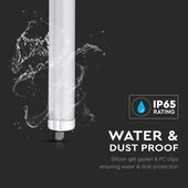 V-TAC LED lámpa 150cm 48W IP65 természetes fehér, 120 Lm/W (G-széria) - SKU 216287