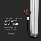 V-TAC LED lámpa 150cm 70W IP65 természetes fehér, 120 Lm/W - SKU 21676