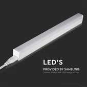 V-TAC LED lámpa 29 cm T5 4W beépített kapcsolóval természetes fehér - SKU 21690