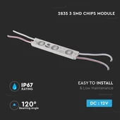 LED Module 3SMD Chips SMD2835 Blue IP67