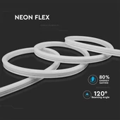 Neon Flex 24V IP68 Green Cuttable Every 5CM