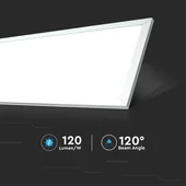 V-TAC LED panel hideg fehér 29W 120 x 30cm, 137 Lm/W - SKU 216258
