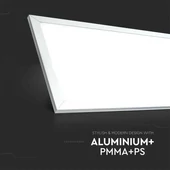 V-TAC LED panel hideg fehér 29W 120 x 30cm, 137 Lm/W - SKU 216258