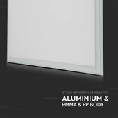 V-TAC LED panel hideg fehér 29W 60 x 60cm, 137 Lm/W - SKU 2162426