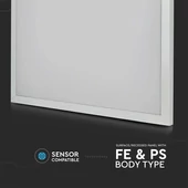 V-TAC LED panel természetes fehér 160 Lm/W 25W 60 x 60cm - SKU 6601