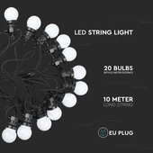 0.5W LED String Light 10M With 20 Bulbs EU 3000K