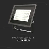 V-TAC F-széria LED reflektor 200W hideg fehér, fekete házzal - SKU 6734