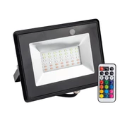 V-TAC LED reflektor 30W RGB, színváltós fényvető távirányítóval - SKU 5995