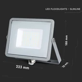 V-TAC LED reflektor 50W hideg fehér Samsung chip - SKU 465