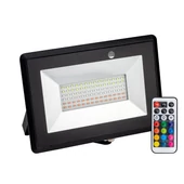 V-TAC LED reflektor 50W RGB, színváltós fényvető távirányítóval - SKU 5996