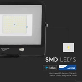 V-TAC LED reflektor 50W természetes fehér 120 Lm/W - SKU 760