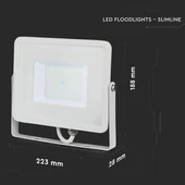 V-TAC LED reflektor 50W természetes fehér Samsung chip - SKU 410