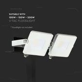 V-TAC LED reflektor tartó fekete konzol - SKU 3622