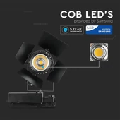 V-TAC PRO COB LED sínes színpadreflektor 33W CRI>90 meleg fehér - SKU 21371