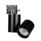 V-TAC LED sínes spotlámpa állítható CRI>95 30W hideg fehér, fekete házzal - SKU 1297