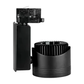 V-TAC LED sínes spotlámpa állítható CRI>95 33W napfény fehér, fekete házzal - SKU 1235