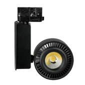 V-TAC LED sínes spotlámpa állítható CRI>95 33W napfény fehér, fekete házzal - SKU 1235
