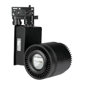 V-TAC LED sínes spotlámpa állítható CRI>95 45W napfény fehér, fekete házzal - SKU 1238