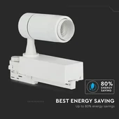V-TAC LED sínes spotlámpa állítható dimmelhető 15W változtatható színhőmérséklet, fehér - SKU 1456