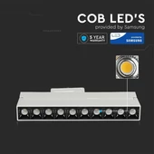 V-TAC LED sínes spotlámpa dönthető 25W CRI>90 UGR<19 meleg fehér - SKU 20009