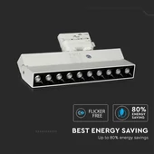 V-TAC LED sínes spotlámpa dönthető 25W CRI>90 UGR<19 meleg fehér - SKU 20009