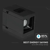 V-TAC LED spotlámpa mágneses sínhez 1W CRI>90 UGR<19 meleg fehér - SKU 7958