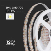 LED Strip  - 700 LEDS 24V  IP20 3000K CRI>95 150LM/W  Real Color Series